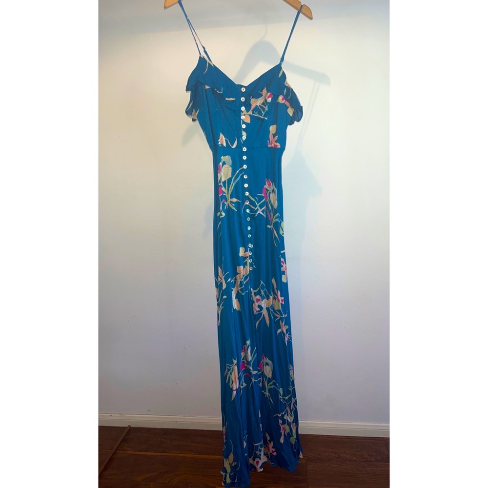 Kimchi Blue tropical maxi dress NWT